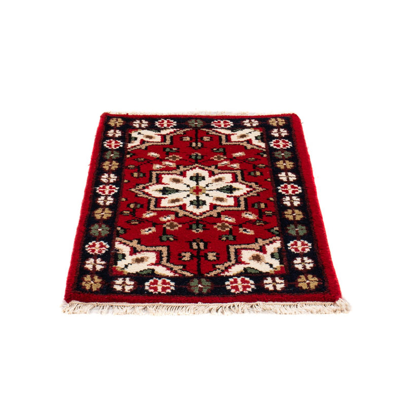Orientalsk tæppe - 90 x 60 cm - rød