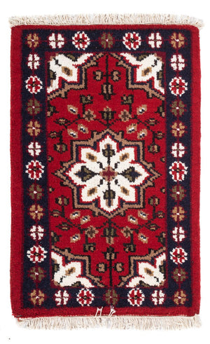 Orientalsk tæppe - 90 x 60 cm - rød