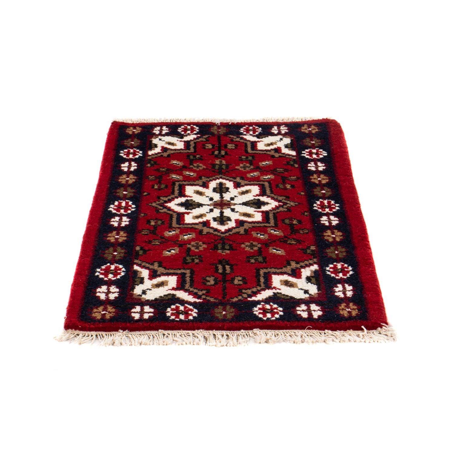 Orientalsk tæppe - 90 x 60 cm - rød