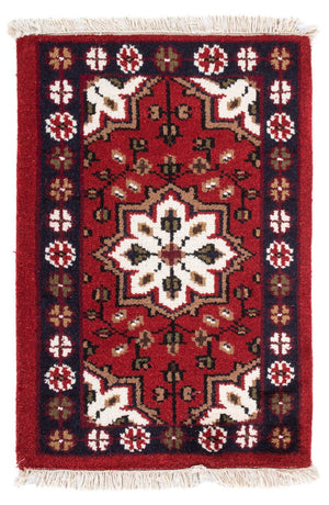 Orientalsk tæppe - 90 x 60 cm - rød