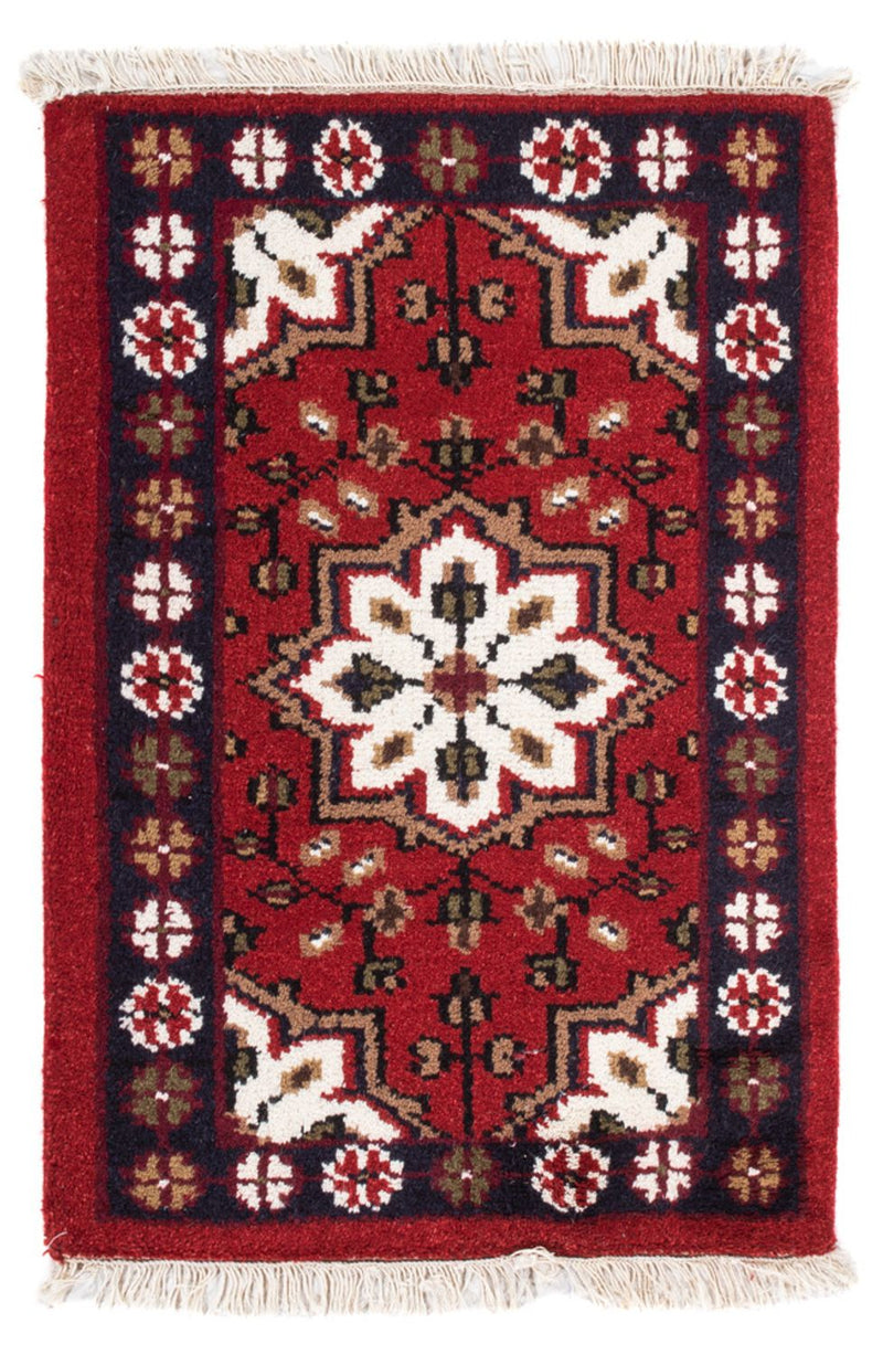 Orientalsk tæppe - 90 x 60 cm - rød