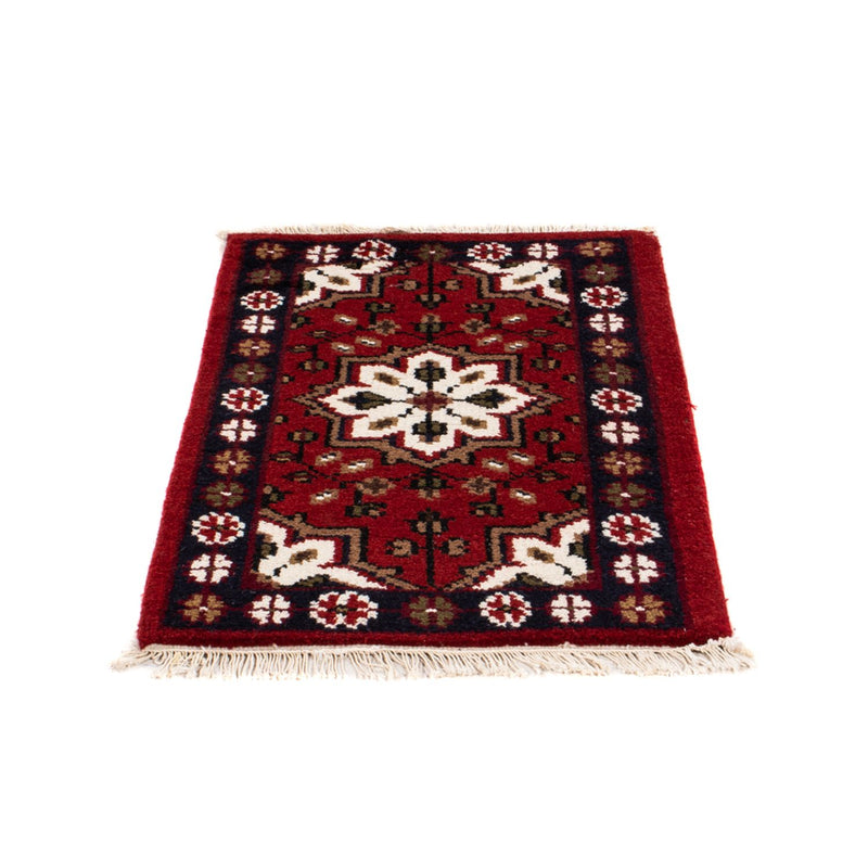 Orientalsk tæppe - 90 x 60 cm - rød