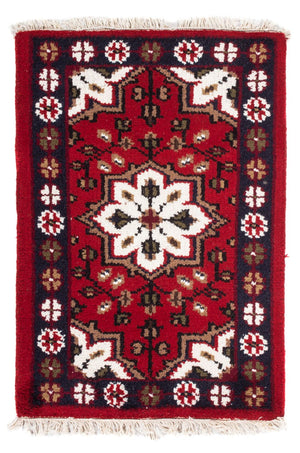Orientalsk tæppe - 90 x 60 cm - rød