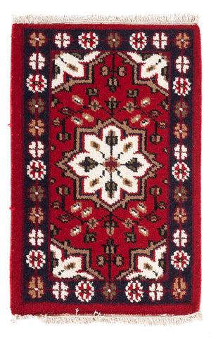 Orientalsk tæppe - 90 x 60 cm - rød