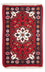 Orientalsk tæppe - 90 x 60 cm - rød