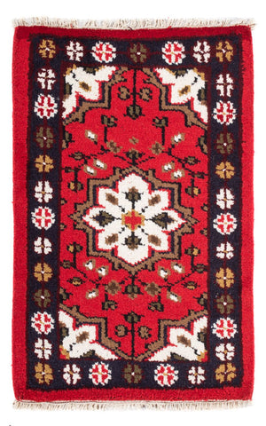 Orientalsk tæppe - 90 x 60 cm - rød