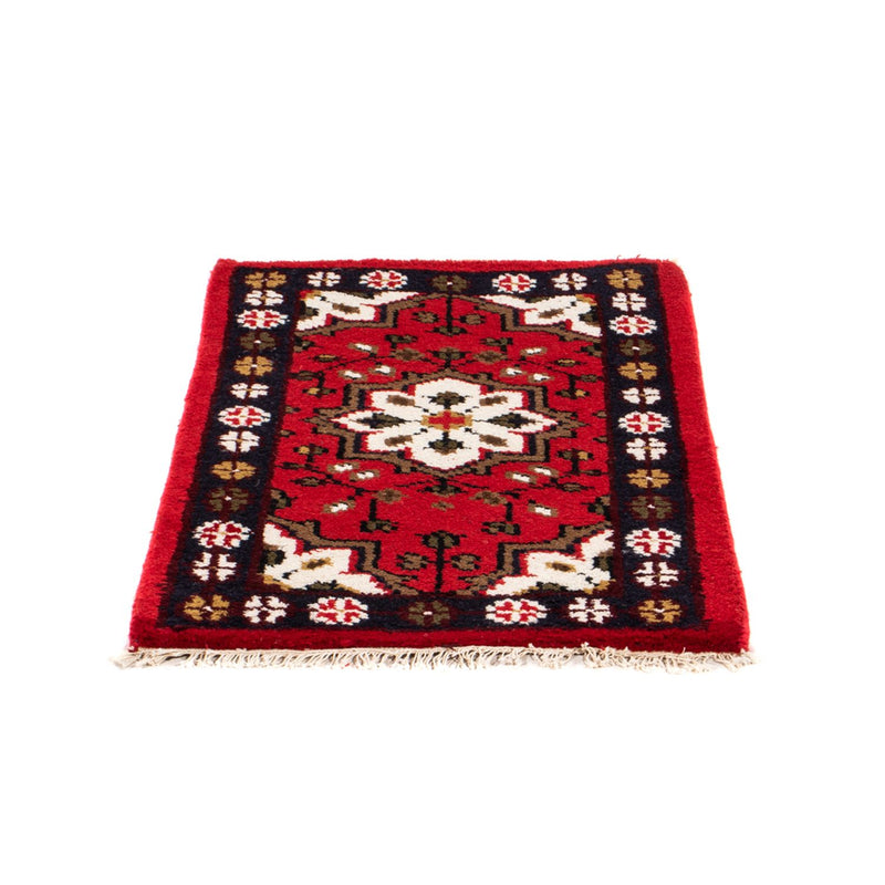 Orientalsk tæppe - 90 x 60 cm - rød