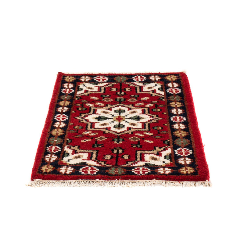 Orientalsk tæppe - 90 x 60 cm - rød
