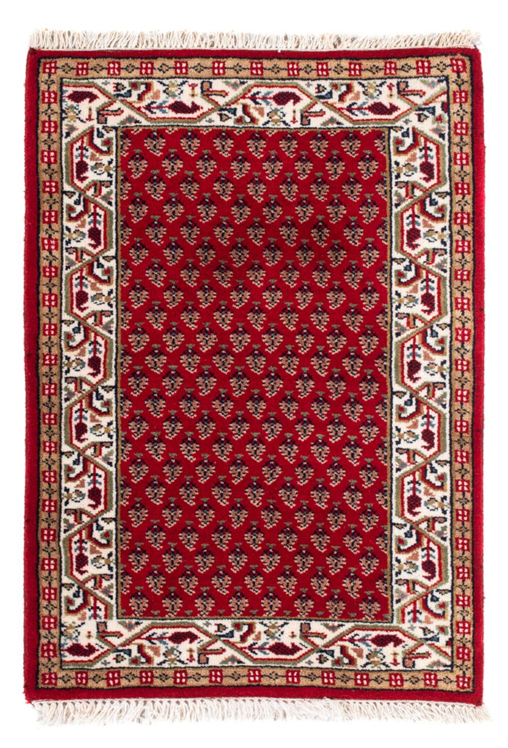 Orientalsk tæppe - Mir - Indus - 90 x 60 cm - rød