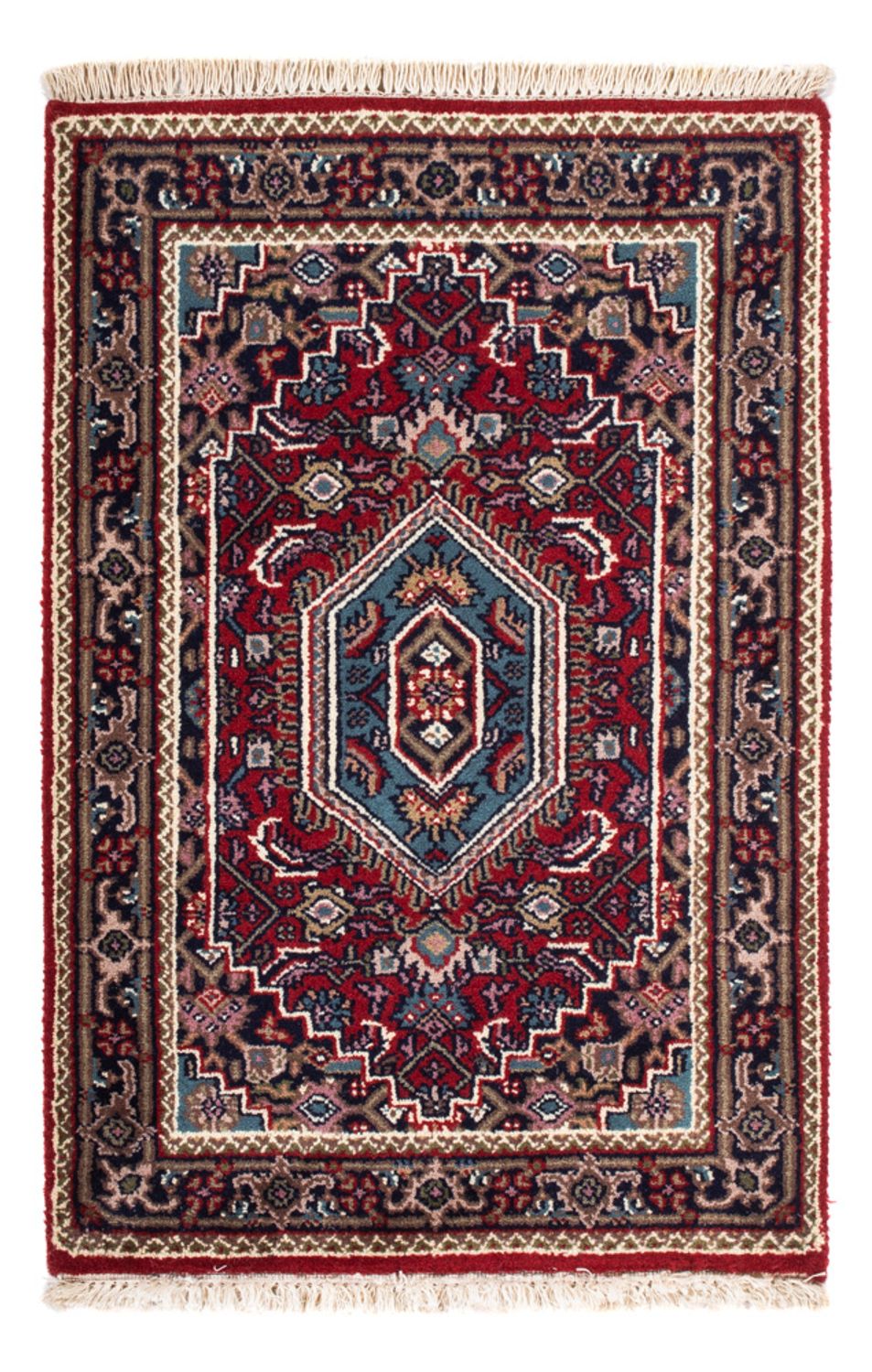 Orientalsk tæppe - Bijar - Indus - 90 x 60 cm - rød