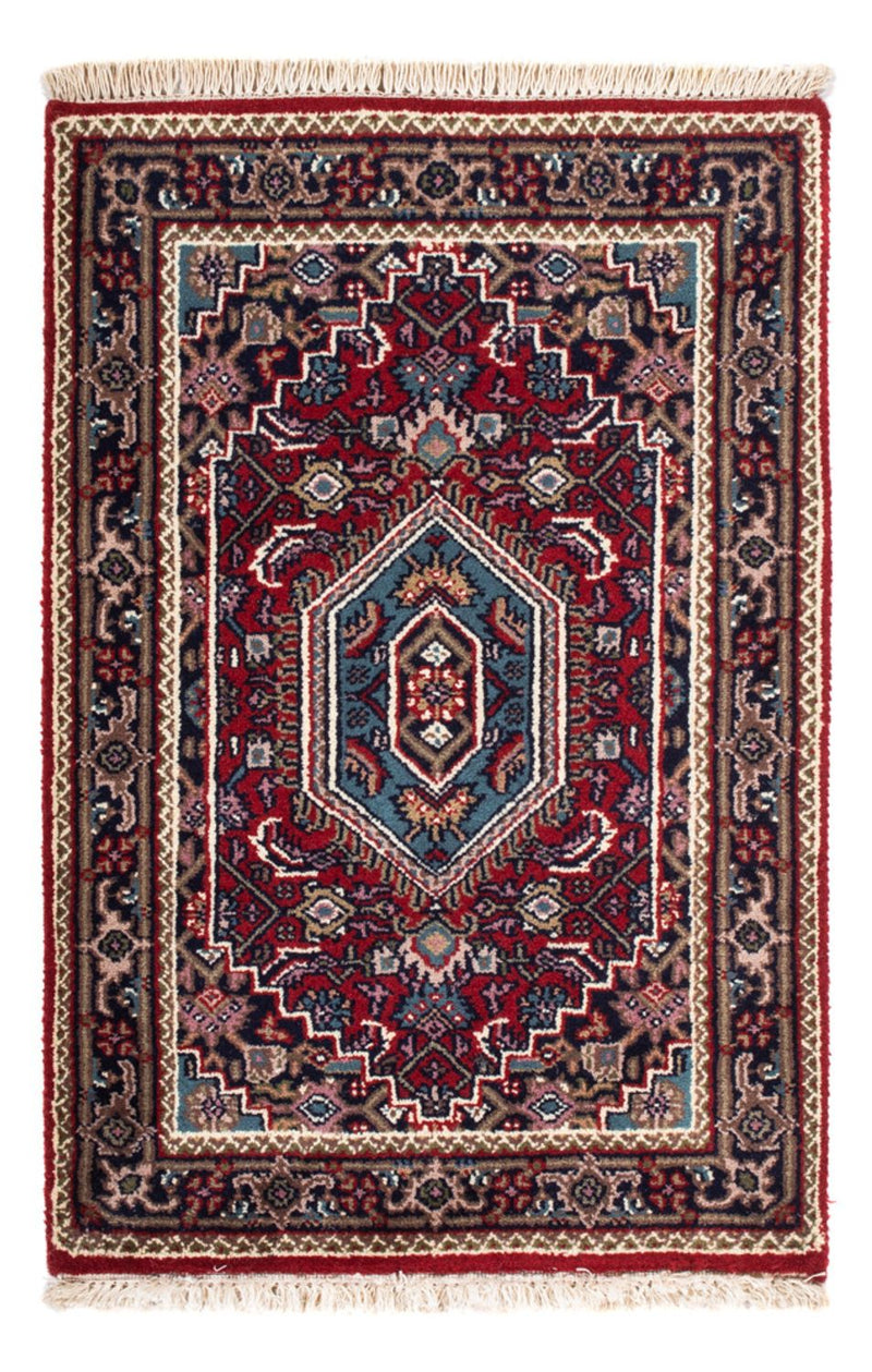 Orientalsk tæppe - Bijar - Indus - 90 x 60 cm - rød