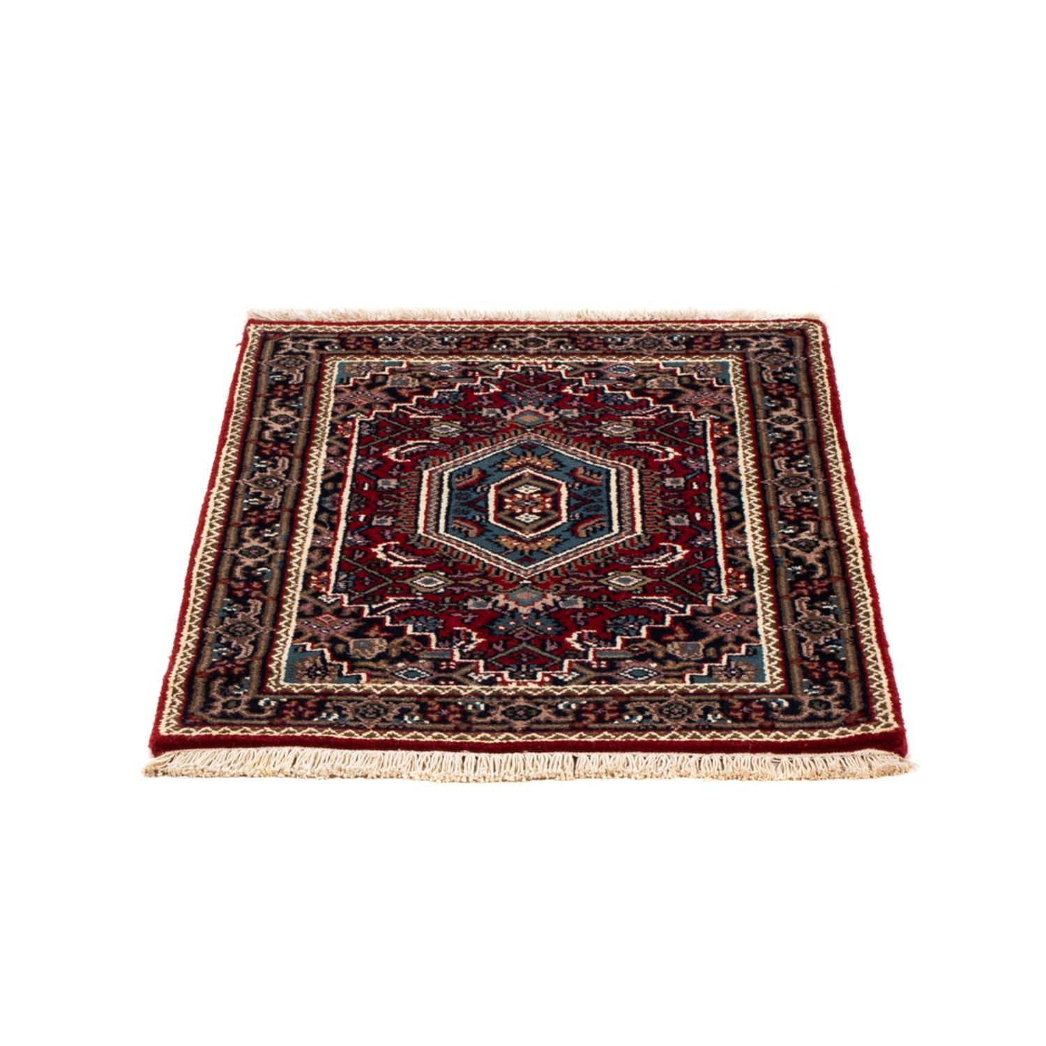 Orientalsk tæppe - Bijar - Indus - 90 x 60 cm - rød