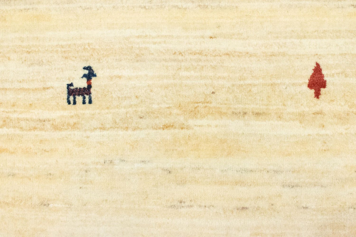 Løber Gabbeh-tæppe - Persisk - 202 x 75 cm - beige