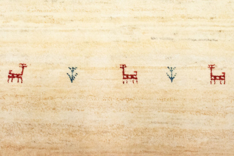 Løber Gabbeh-tæppe - Persisk - 215 x 75 cm - beige
