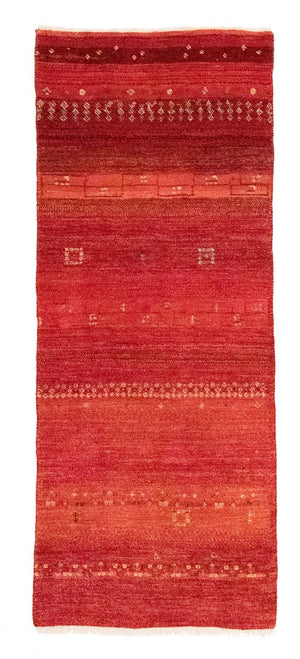 Løber Gabbeh-tæppe - Persisk - 215 x 75 cm - orange