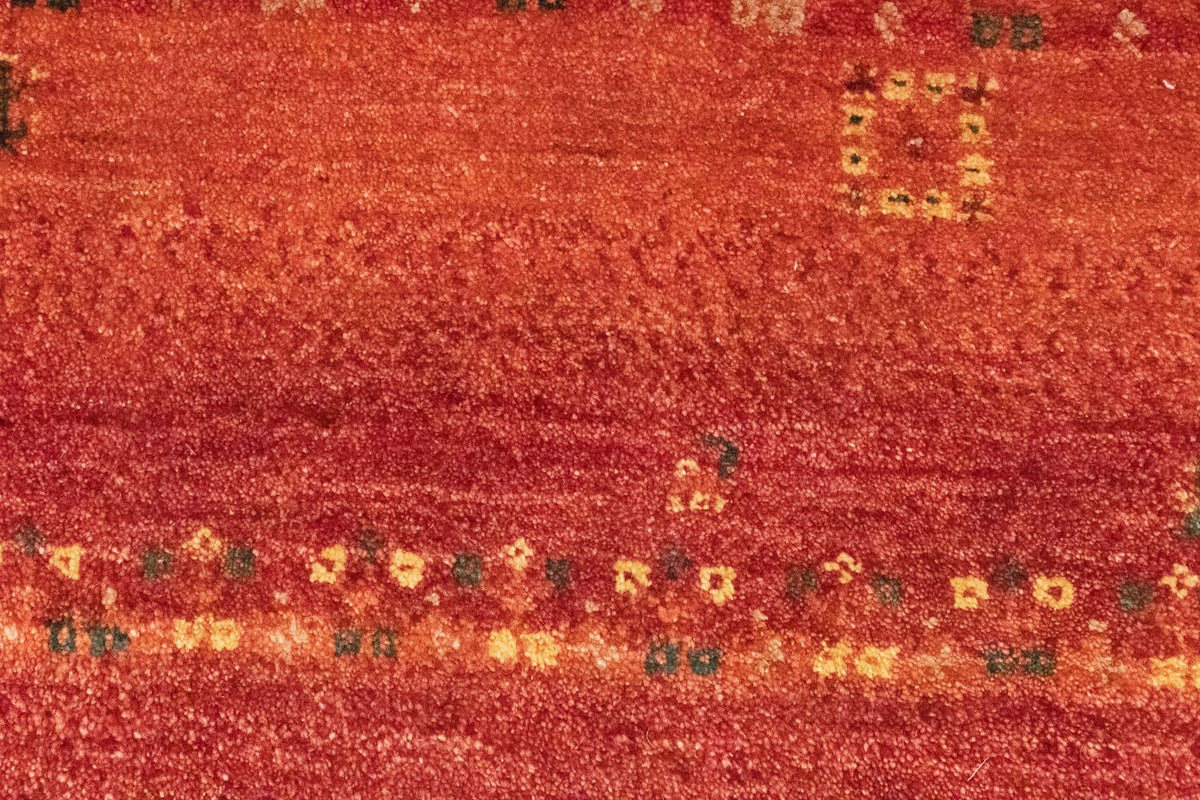 Løber Gabbeh-tæppe - Persisk - 215 x 75 cm - orange