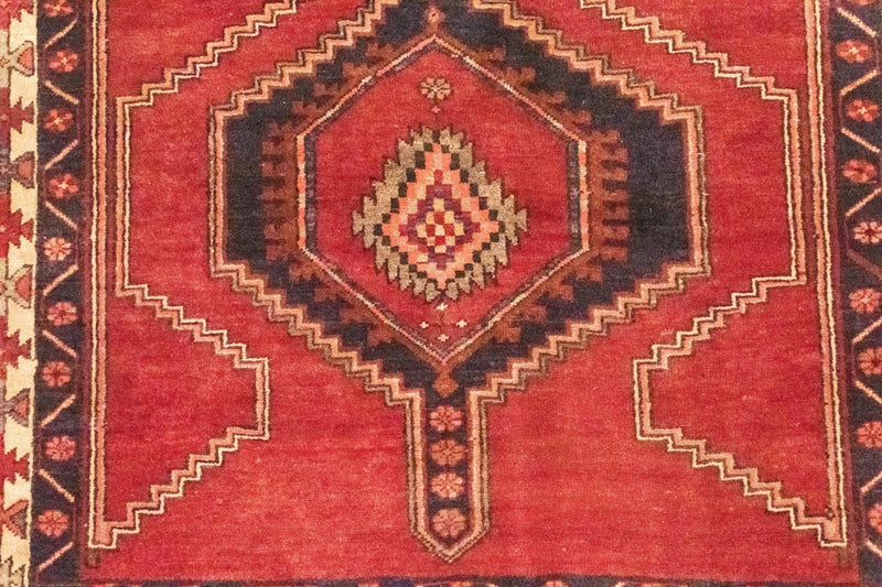 Løber Persisk tæppe - Nomadisk - 393 x 104 cm - rød