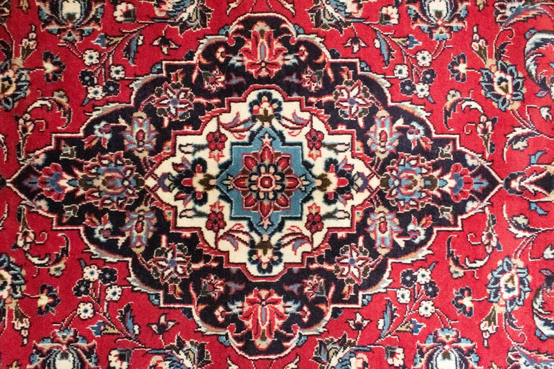 Persisk tæppe - Keshan - 310 x 190 cm - rød