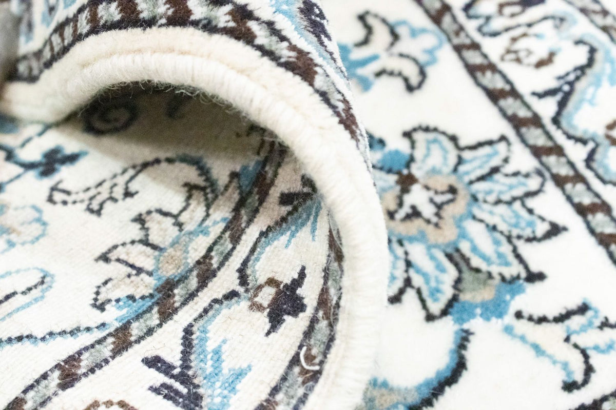 Persisk tæppe - Nain - 82 x 54 cm - naturlig hvid