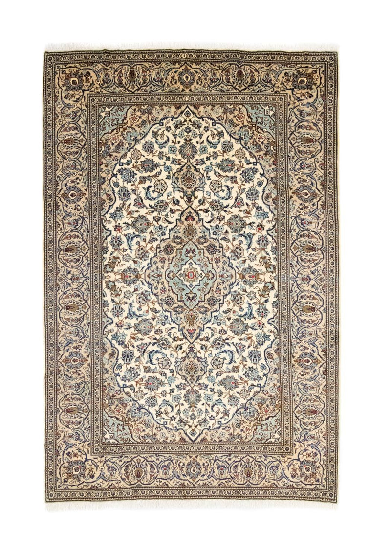 Persisk tæppe - Keshan - 306 x 195 cm - beige