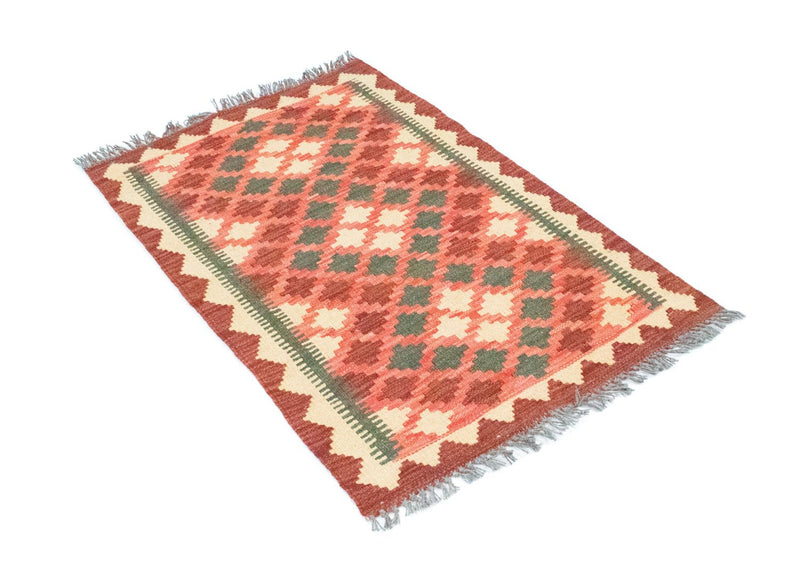 Kelim-tæppe - orientalsk - 90 x 60 cm - brun