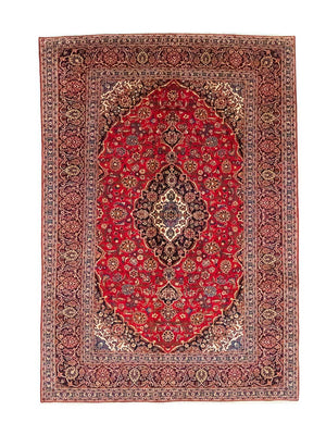 Persisk tæppe - Keshan - 358 x 239 cm - rød