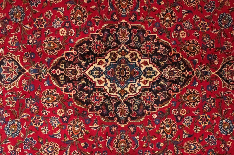 Persisk tæppe - Keshan - 358 x 239 cm - rød
