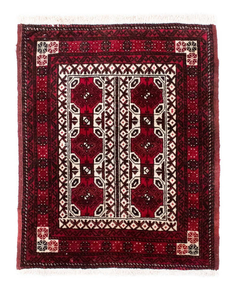 Baluch-tæppe - 78 x 63 cm - rød