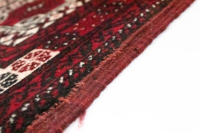 Baluch-tæppe - 78 x 63 cm - rød