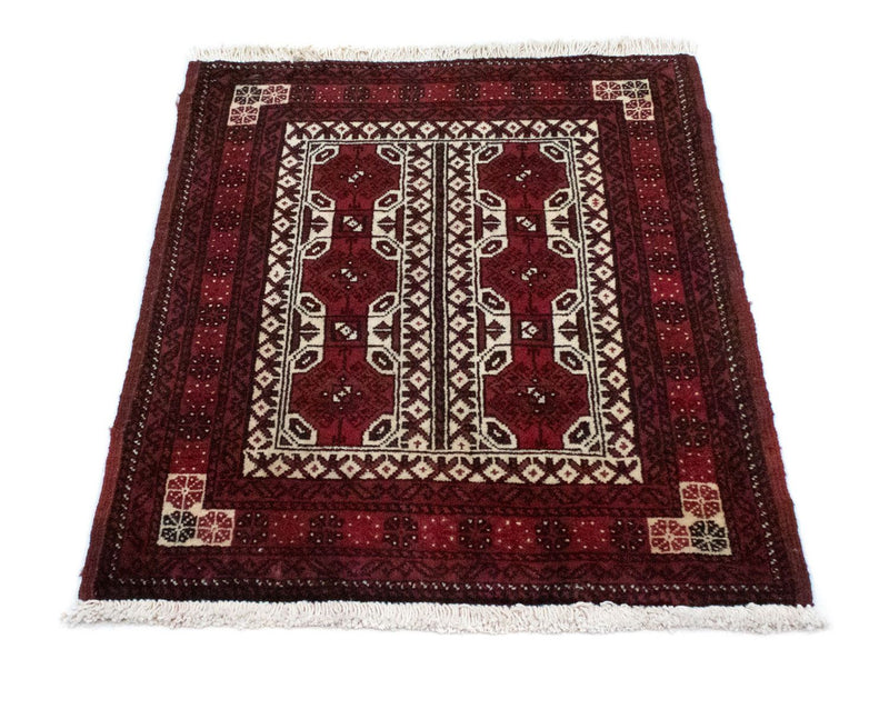 Baluch-tæppe - 78 x 63 cm - rød