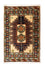 Turkaman-tæppe - 93 x 63 cm - blå