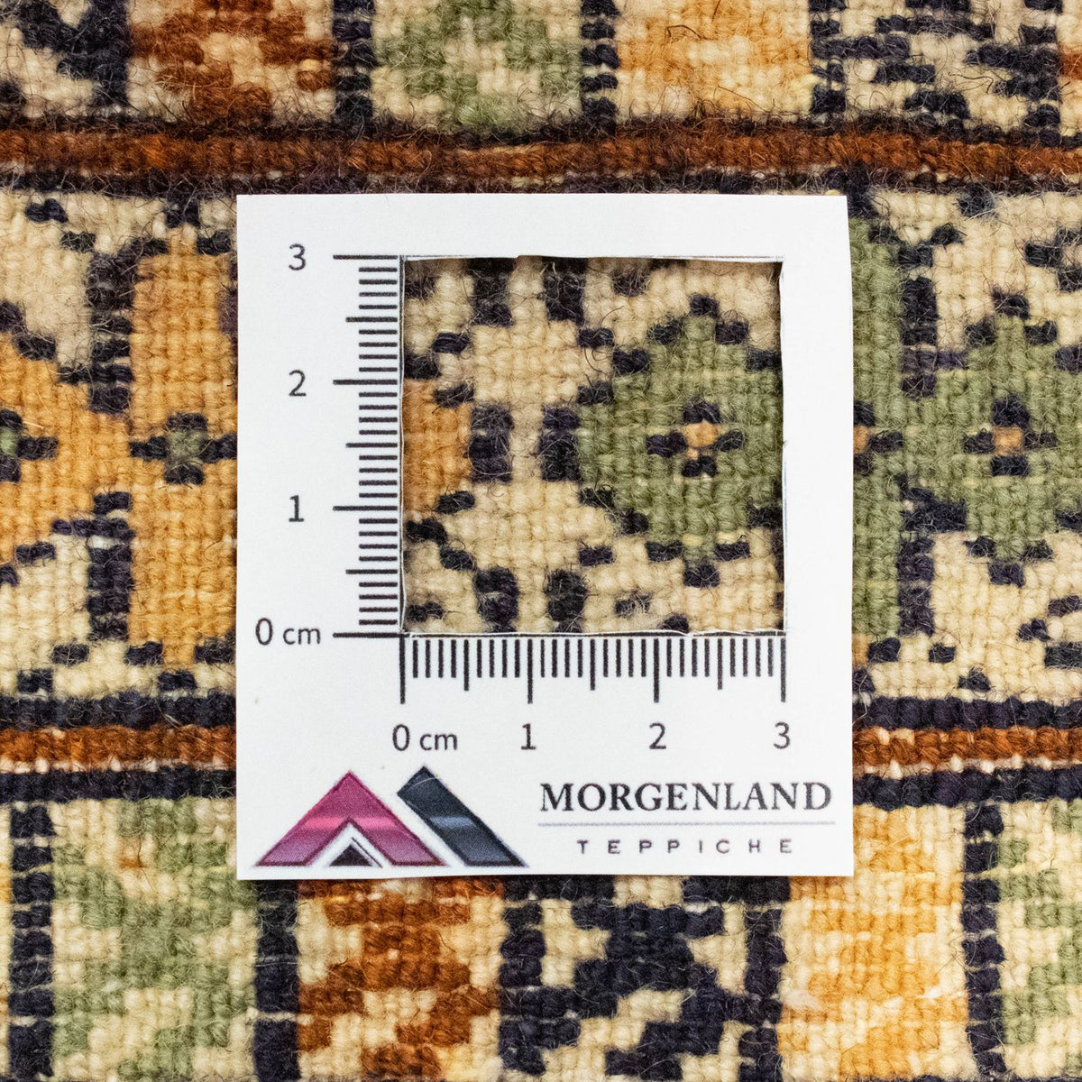 Turkaman-tæppe - 87 x 64 cm - blå