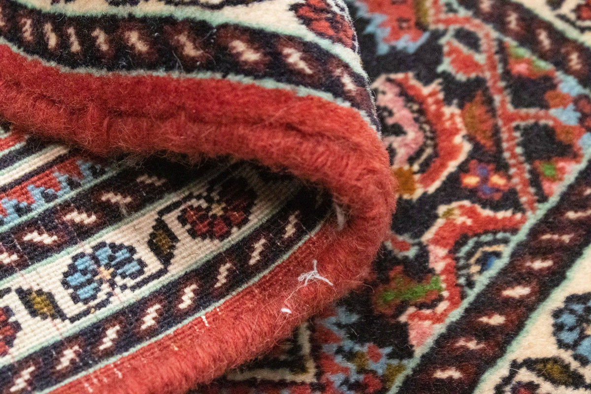 Persisk tæppe - Bijar - 60 x 40 cm - rød