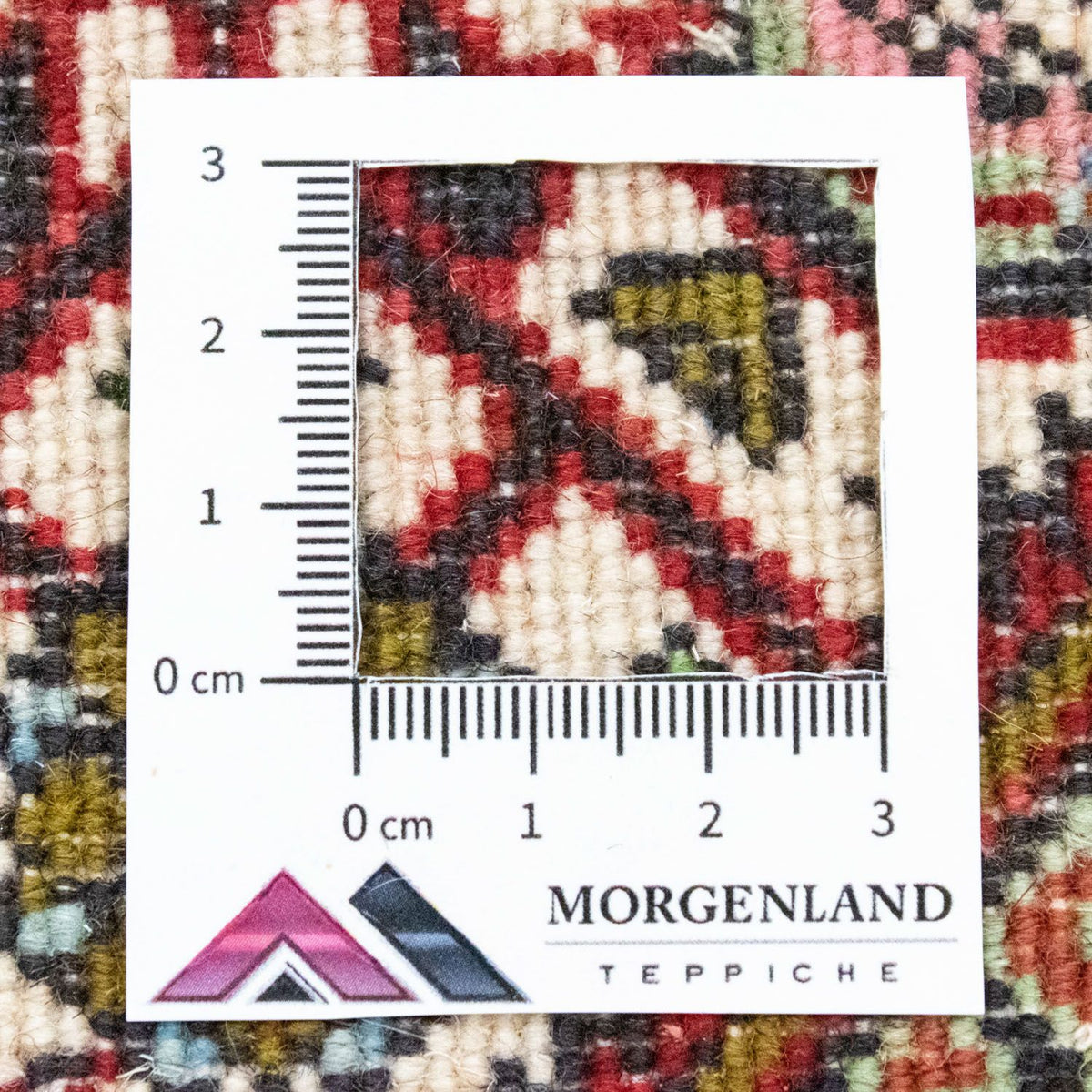 Persisk tæppe - Bijar - 60 x 40 cm - flerfarvet