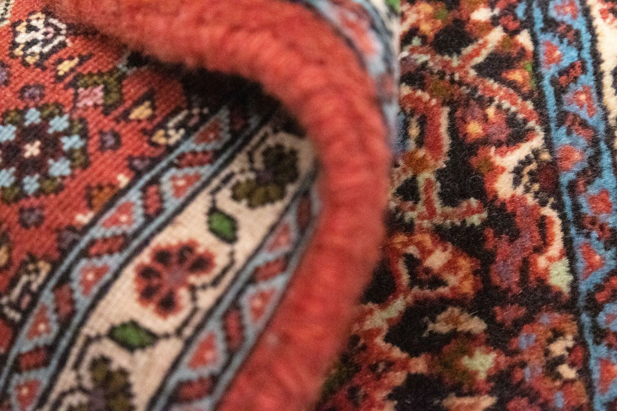 Persisk tæppe - Bijar - 60 x 40 cm - rød