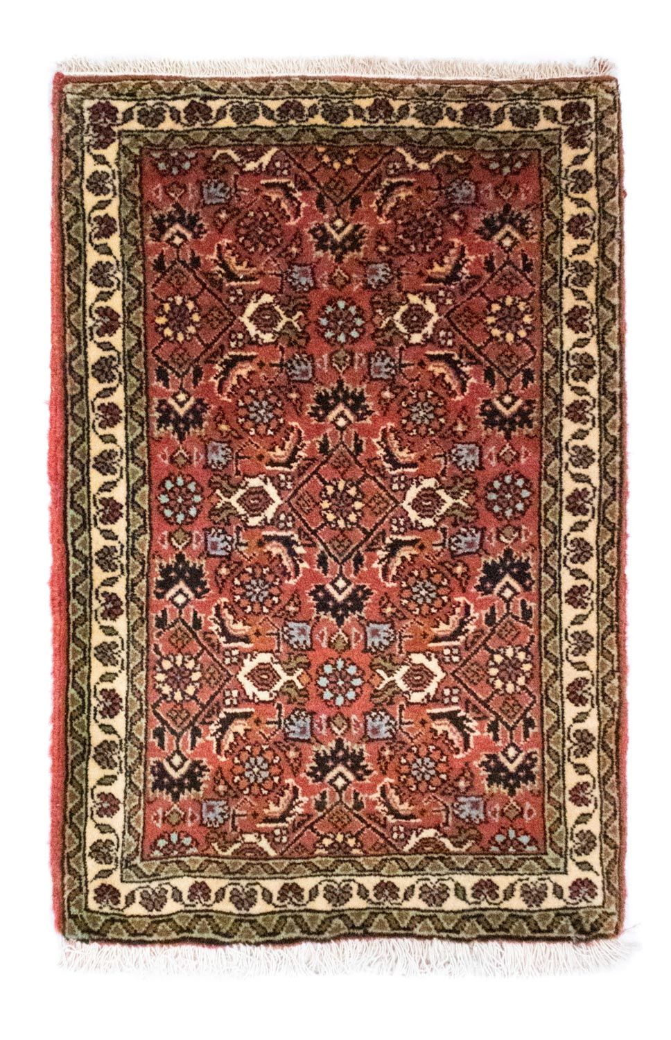 Persisk tæppe - Bijar - 60 x 40 cm - brun