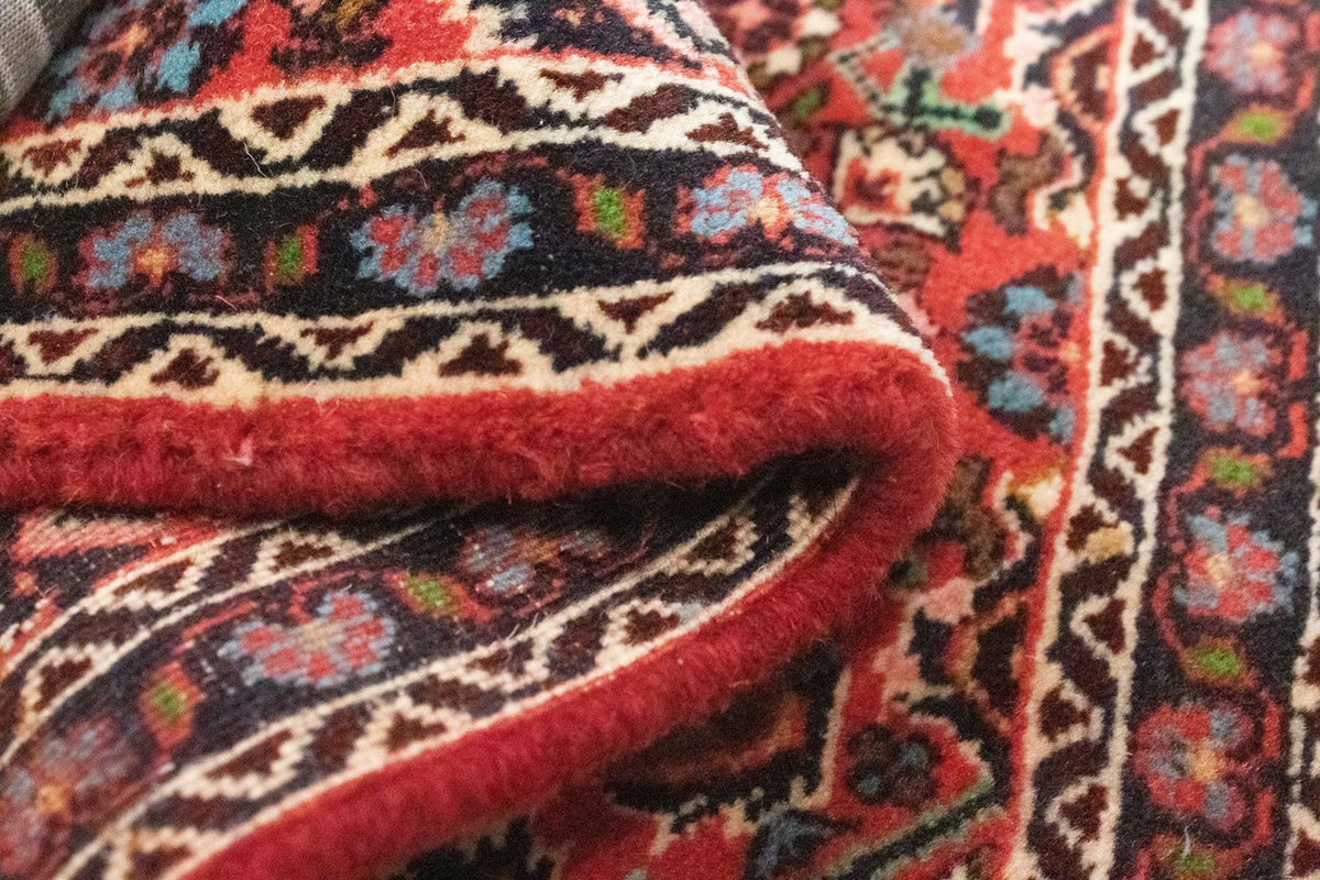 Persisk tæppe - Bijar - 60 x 40 cm - rød