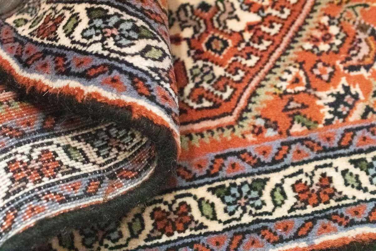 Persisk tæppe - Bijar - 60 x 40 cm - brun