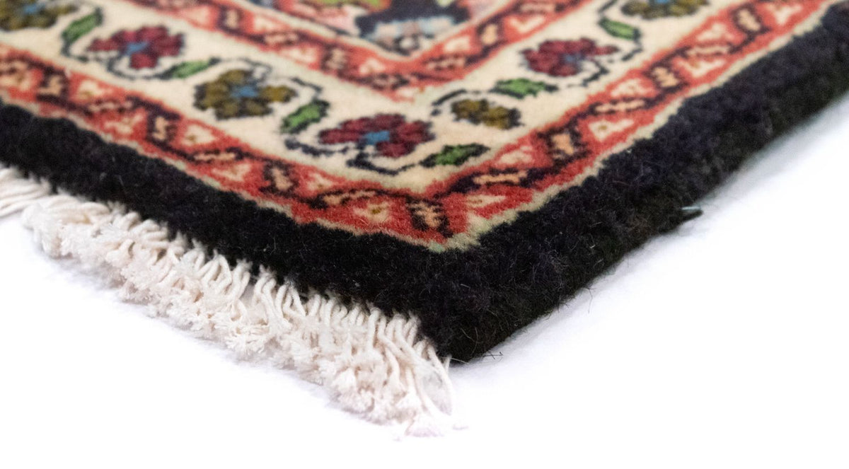 Persisk tæppe - Bijar - 60 x 40 cm - blå