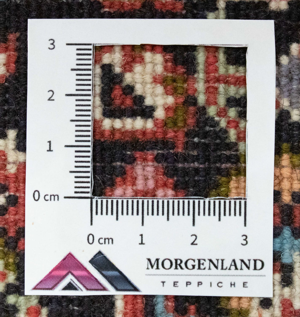 Persisk tæppe - Bijar - 60 x 40 cm - blå