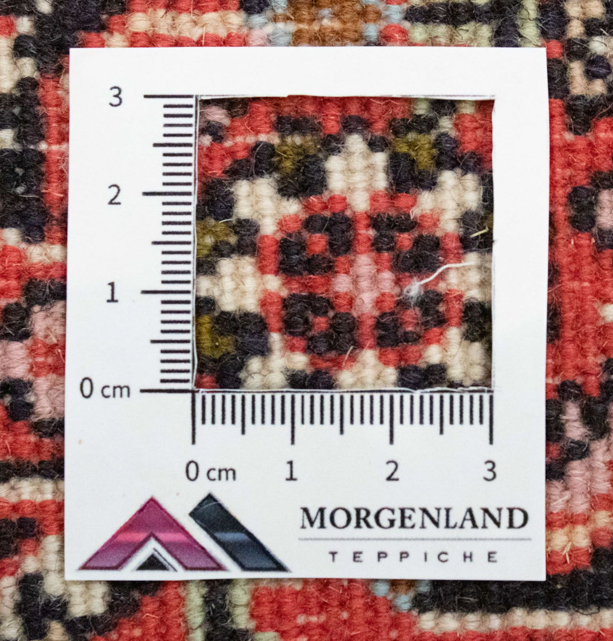 Persisk tæppe - Bijar - 60 x 40 cm - orange