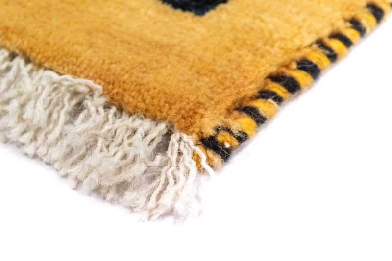 Gabbeh-tæppe - Persisk - 60 x 40 cm - beige