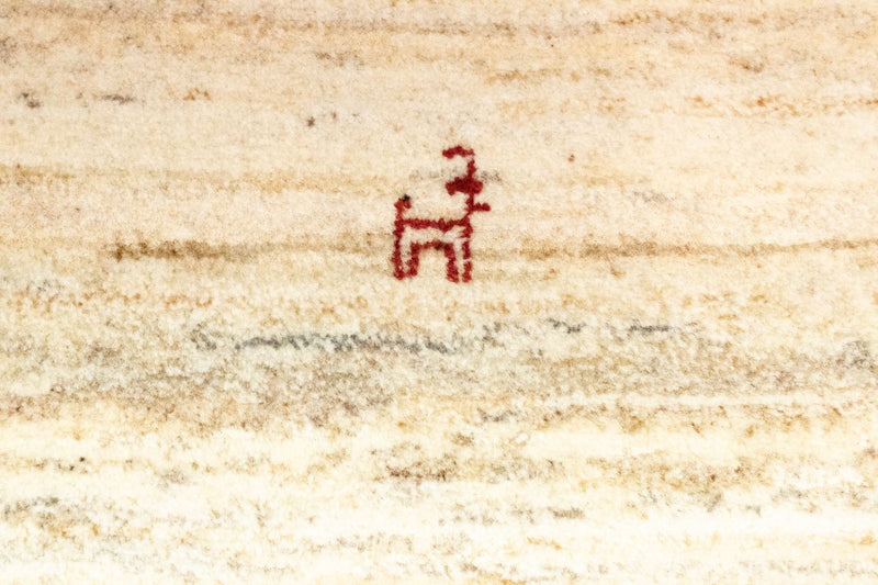 Gabbeh-tæppe - Persisk - 60 x 40 cm - brun