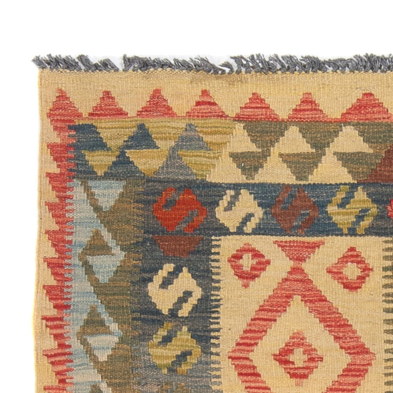 Kelim Carpet - Splash - 168 x 106 cm - flerfarvet