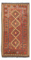 Løber Kelim Carpet - Splash - 206 x 98 cm - flerfarvet