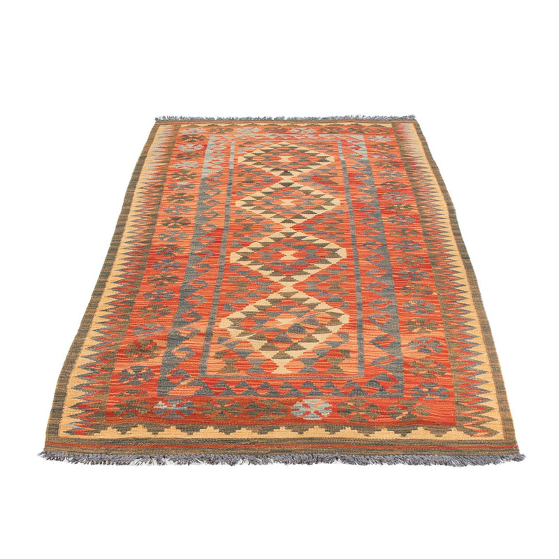 Løber Kelim Carpet - Splash - 206 x 98 cm - flerfarvet
