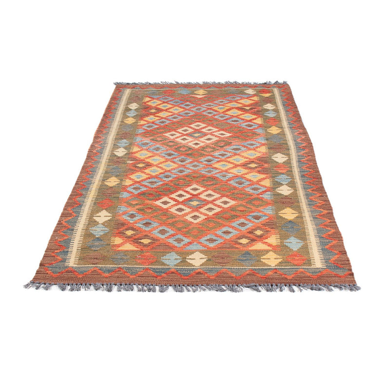 Løber Kelim Carpet - Splash - 207 x 101 cm - flerfarvet