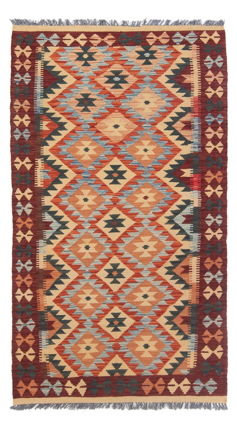 Løber Kelim Carpet - Splash - 198 x 104 cm - flerfarvet
