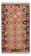 Løber Kelim Carpet - Splash - 198 x 104 cm - flerfarvet