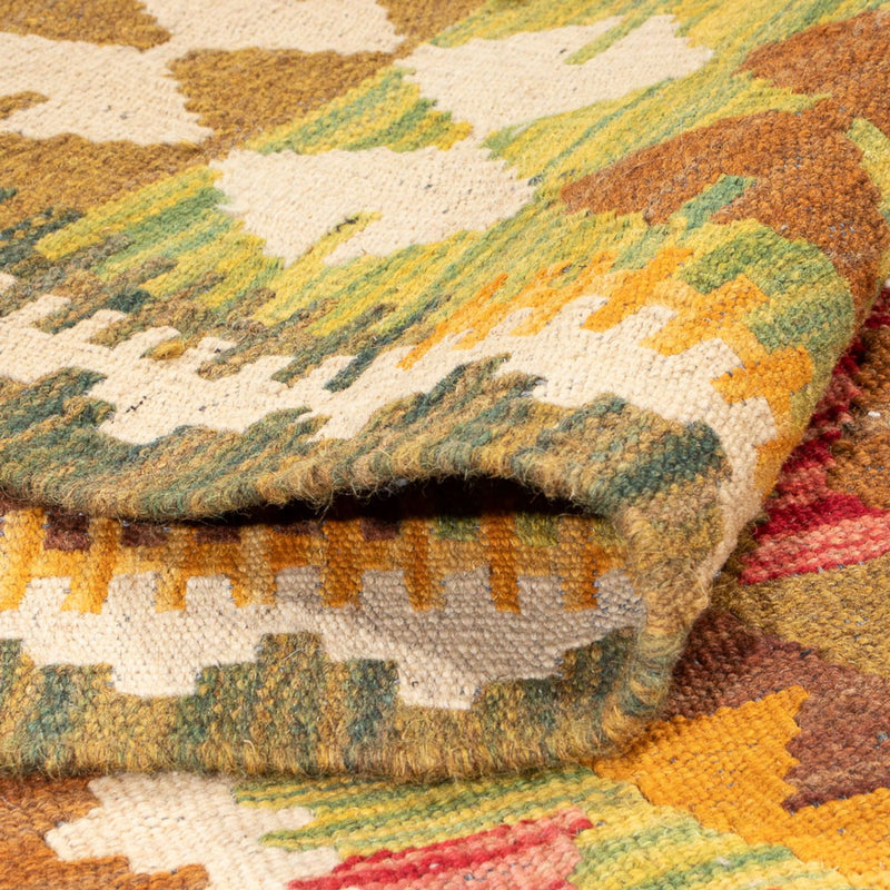 Løber Kelim Carpet - Splash - 231 x 123 cm - flerfarvet